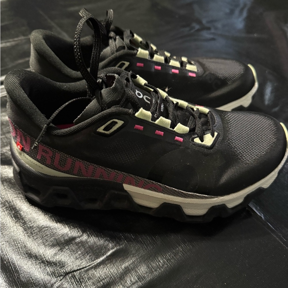 On Cloudmonster Hyper Black Running Shoes